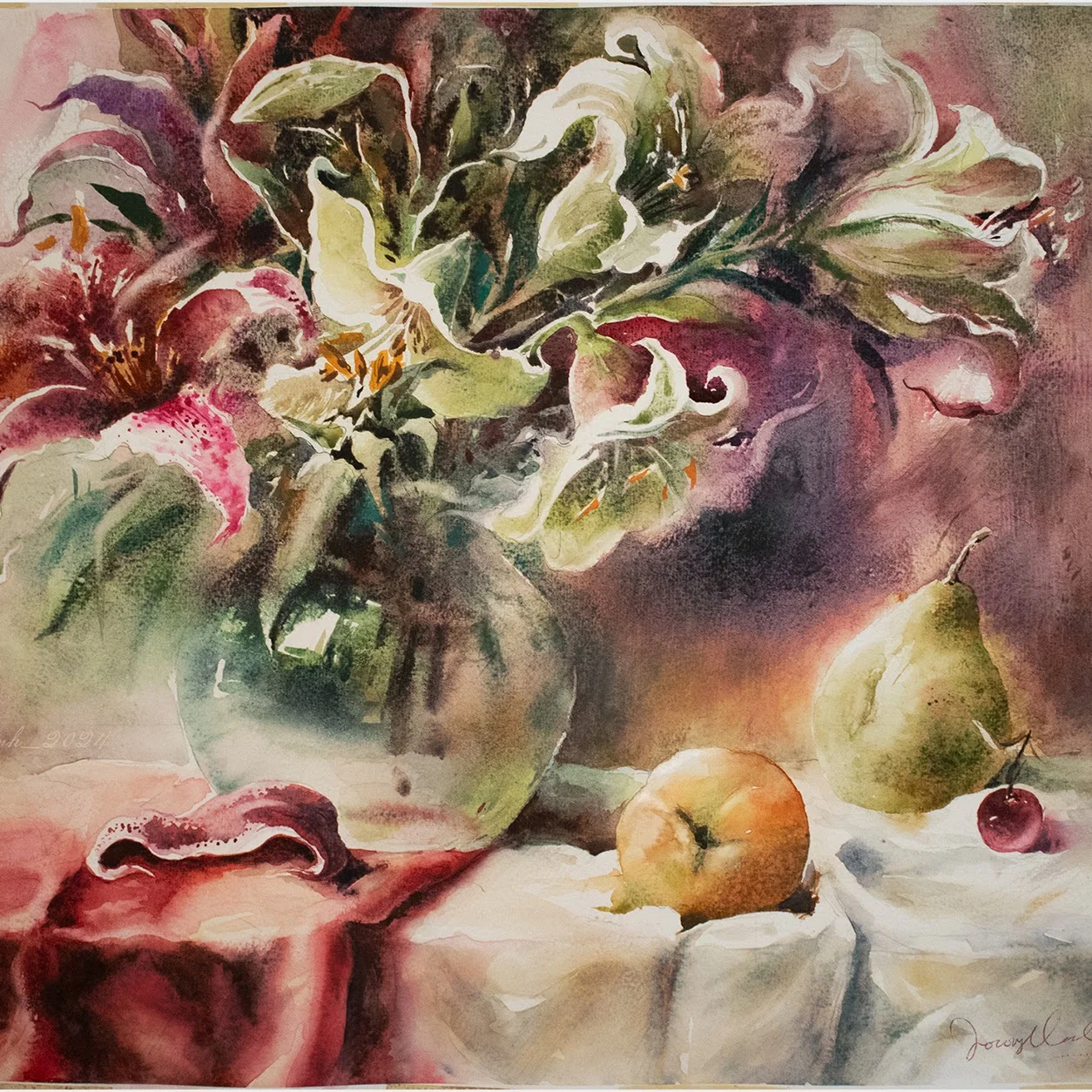 Watercolor Study 12 by Thanh Do (Watercolor)